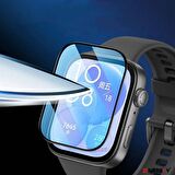 Sneezy Huawei Watch Fit 3 Ekran Koruyucu - Polymer Temperli Nano 0.5 mm Watch Ekran Koruyucu