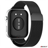 Huawei Watch Fit 3 Uyumlu Paslanmaz Hasır Örgü Metal Milano Kordon Strap