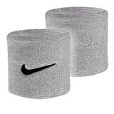 Swoosh Wristbands 2 Unisex Gri Antrenman Havlu Bileklik N.NN.04.051.OS