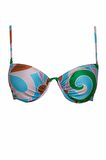 DeFacto Regular Fit Desenli Bikini Üstü-Fall in Love D2637AX24HSTR43