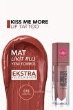 Flormar Uzun Süre Kalıcı Mat Ruj - Kiss Me More-018 Perfection-8682536040853