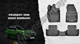 Yeni Peugeot 308 2022- Sonrası 3D Havuzlu Paspas