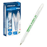 Pensan Tükenmez Kalem Global 0.5 MM Yeşil (12 li paket)