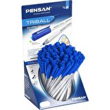 Pensan Tükenmez Kalem Triball 1.0 MM Bilye Uç Mavi (60 LI) Stand 1003