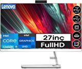 Lenovo Ideacentre AIO 3 FF0GJ00GQTX02 Intel Core i5-12450H 8 GB Ram 512 GB SSD UHD Graphics 27" Full HD All in One PC + Zetta Flash Bellek