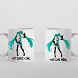 Hatsune Miku Tasarımlı Kupa Bardak