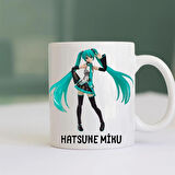 Hatsune Miku Tasarımlı Kupa Bardak