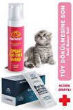Özel Set - Tüy Döken Kediler Için Kuru Bakım Şampuanı Ve Nano Series Havlu E Vitamini Ve Doğal