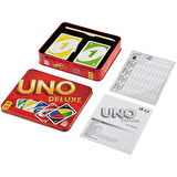 UNO Deluxe 7+ Yaş Kart Oyunu - 108 Kartlık Set, Puan Defteri ve Kalem İçeren Strateji Eğlencesi