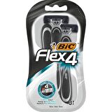 KURUMSAL FATURA Bic Flex 4 Tıraş Bıçağı 3'lü Blister (4 Bıçak)