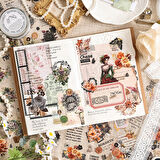 Vintage Sticker Stiker Çıkartma Etiket 6'lı Set- Twilight Story