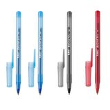 Bic Round Stic Tükenmez Kalem 4'lü (2 Mavi 1 Kırmızı 1 Siyah)