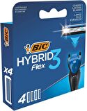 Bic Flex 3 Hybrid Yedek Tıraş Bıçağı Kartuşu 4'Lü Kutu 921180