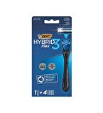 BIC Flex 3 Hybrid Erkek Tıraş Bıçağı - 1 Sap ve 4 Başlık - 1 Paket