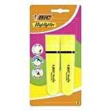 Bic Marking Flat Fosforlu Kalem Sarı 2 Li