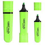 Bic Marking Flat Fosforlu Kalem Yeşil 12 Adet