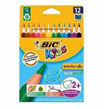 Bic Kids Evolution Üçgen Jumbo Kuru Boya Kalemi 12'Li Kutu