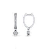 0,36 Karat Pırlantalı Küpe