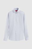 Slim Fit Gri Italyan Yaka Dar Kesim Klasik Kravatlık Uzun Kollu Kolay Ütülenebilir Nefes A 2HF02ORT4185