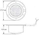 Arka platform aydınlatma lambası Watertight 1.2M Kablo Boyu 24V 50W