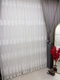 NİVEMESHOME HARE 1/3 PİLELİ TÜL PERDE APM