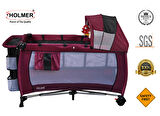 HOLMER Kids Maxi Comfort Eurostyle Oyun Parkı 60 x 120 cm Mürdüm