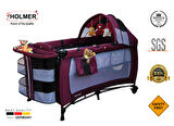 HOLMER Kids Maxi Comfort Eurostyle Oyun Parkı 60 x 120 cm Mürdüm