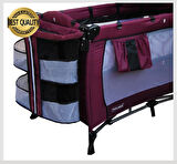HOLMER Kids Maxi Comfort Eurostyle Oyun Parkı 60 x 120 cm Mürdüm
