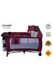 Holmer Kids Maxi Comfort Eurostyle Oyun Parkı 60 x 120 cm Mürdüm+Aloevera Yatak