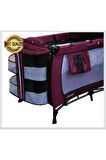 Holmer Kids Maxi Comfort Eurostyle Oyun Parkı 60 x 120 cm Mürdüm+Aloevera Yatak