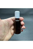 20ml kahverengi cam şişe roll-on şişe, 12 adet, bilye başlıklı şişe, cam şişe, roll-on şişesi, amber şişe
