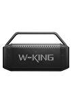 W-KING D9-1 Bluetooth Hoparlör 100W Boombox 40S Dinleme IPX6 Kablosuz Stereo TWS Ses Bombası Siyah