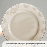 Karaca Elegance Bone Siena 53 Parça 12 Kişilik Yemek Takımı Gold