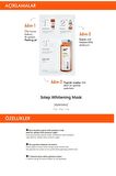 3 Aşamalı Aydınlatıcı Maske  (15g) 3 step Whitening Mask
