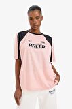 DeFactoFit Boxy Fit Bisiklet Yaka Baskılı Sporcu Kısa Kollu Tişört E4793AX25SPPN243