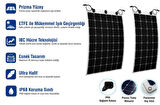 Teknovasyon Arge 110 W Watt Esnek Flexible Güneş Paneli