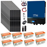 Güneş Enerjisi Solar Paketi 7.2kva  İnverter 550 watt  Güneş Paneli 200 Amper Jel  Akü