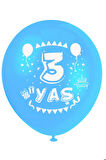 3 Yaş Balonu Baskılı Balon 5 Adet