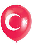 Ay Yıldız Baskılı Balon 5 Adet