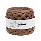 Ritzz Leather Açık Kahve Deri ip