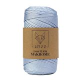 Floş Makrome İpi 2 MM Açık Mavi