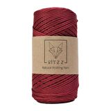 Floş Makrome İpi 2 MM Bordo