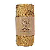 Floş Makrome İpi / 4 MM / Hardal