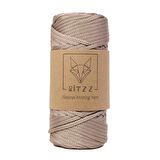 Floş Makrome İpi / 4 MM / Vizon