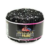 Himalaya Yıldız / Siyah Simli Gümüş Pullu / 58109