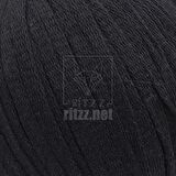 Fibra Natura Pampa Pamuk Ribbon / 23-12 / Siyah