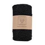 Makrome Sim Cord 2 MM Siyah