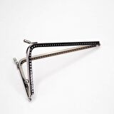 L Model Delikli Metal Çanta Bursu 18.5 CM