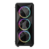 Vento VG10F 650 W 4 Fanlı Siyah ATX Bilgisayar Kasası