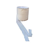 Kurdela Dantelli Çift 2 Katlı 5 Cm (10 Metre)  Krem